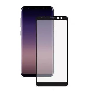 Защитное стекло для Samsung A8 (A530) 2018  (черный)  Zibelino TG 3D