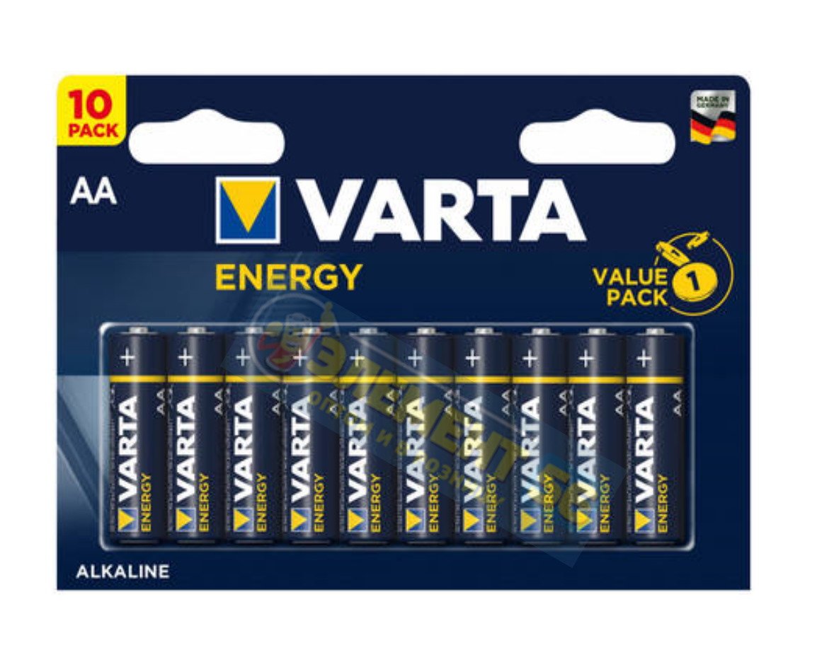 VARTA LR6 ENERGY ALKALINE , AA, MN1500, А316 10BL (10) (80) (400) 27