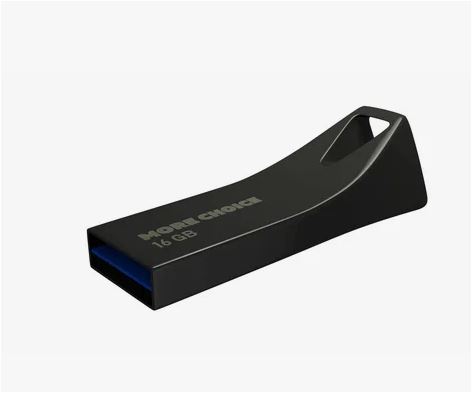 Флеш-карта MORE CHOICE 16GB USB 3,0 MF16m метал черный