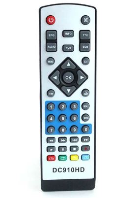 Пульт для приставки D-COLOR DC910HD, DC930HD DVB-T2 тех пак