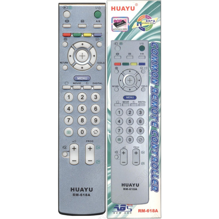 Пульт для телевизора SONY HUAYU RM-618A корпус RM-ED005 универсальный