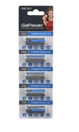 GOPOWER A23, MN21, 23A, ANSI-1181A, 8LR23, 8LR932, GP23A, E23A, LRV08, V23GA 5BL (1) (10) 27